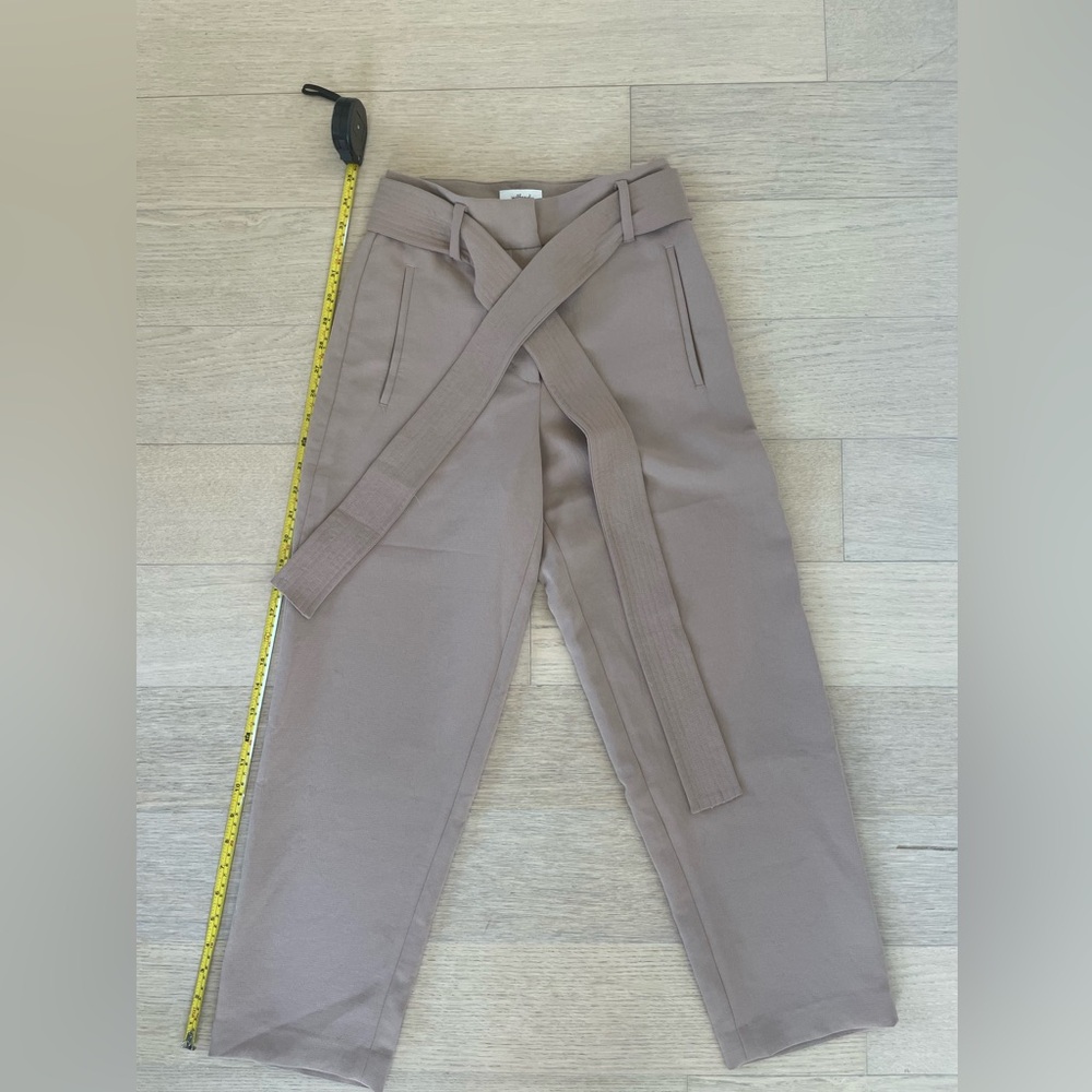 Aritizia Wilfred Tie Front Pant Neutral